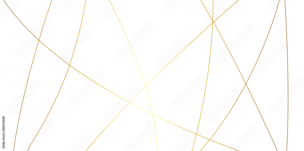 Golden lines on white background abstract vector digital art Golden lines on white background abstract vector digital art