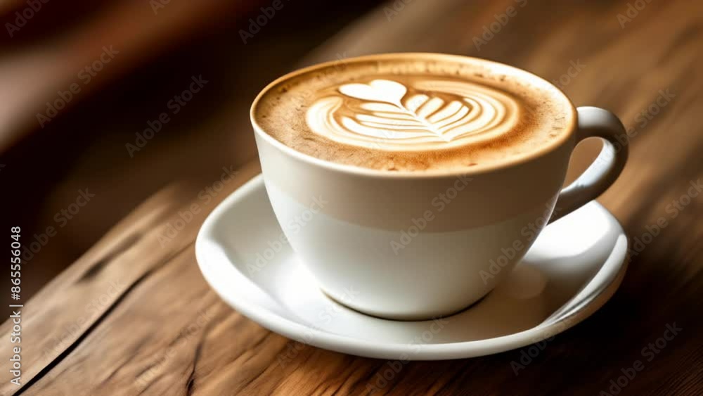 A moment of tranquility with a perfectly crafted coffee A moment of tranquility with a perfectly crafted coffee