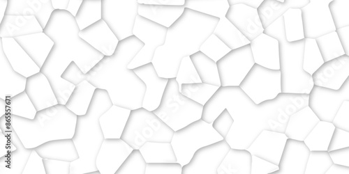 Abstract broken metal effect 3d white fresh background for desktop
