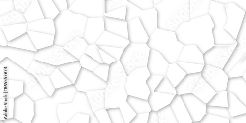 Abstract broken metal effect 3d white fresh background for desktop