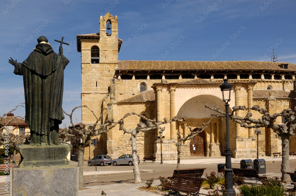 Fototapeta premium Church of San Pedro, Fromista, Palencia province,Castile and Leon, Spain