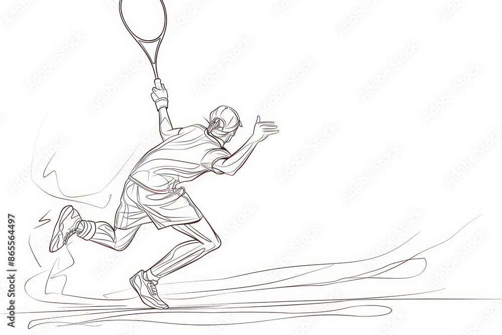 A drawing of a Artistic olympic in one-line drawing. Generative AI A drawing of a Artistic olympic in one-line drawing. Generative AI