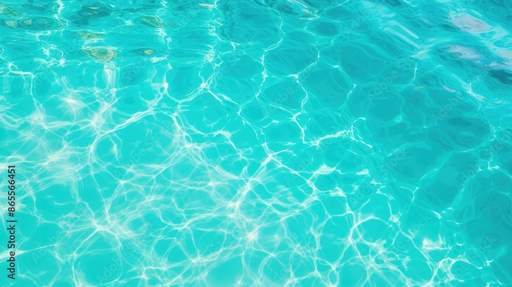 Obraz premium Turquoise Pool Water Background