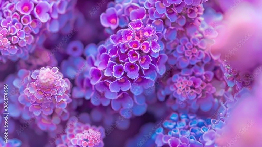Vibrant Purple Statice in Bloom Vibrant Purple Statice in Bloom