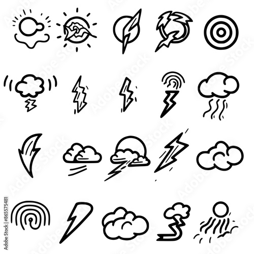 Storm icon, electricity icon, flash icon, lightning icon, thunder icon, thunderstorm icon, weather icon, danger icon, illustration icon, bolt icon, light icon, thunderbolt icon, climate icon, stroke i