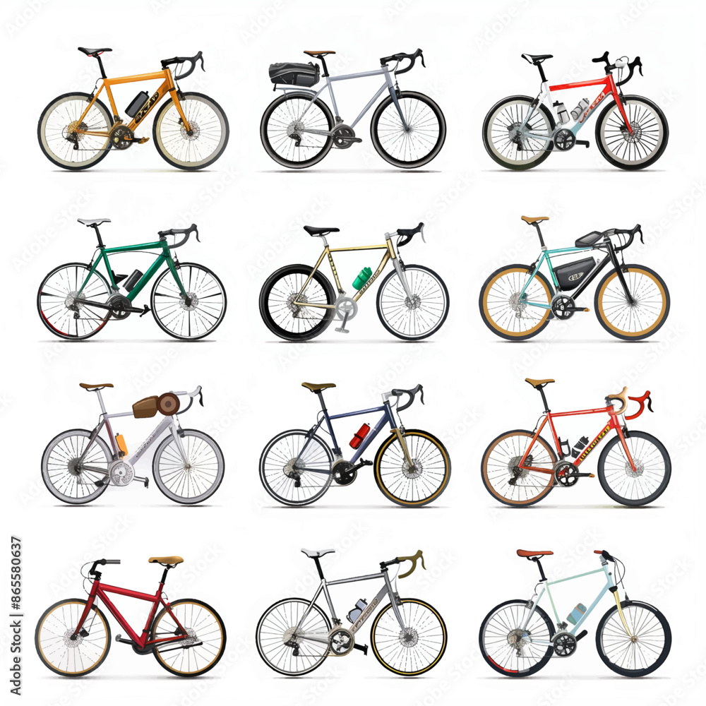 Naklejka premium 240627_Bicycles_07