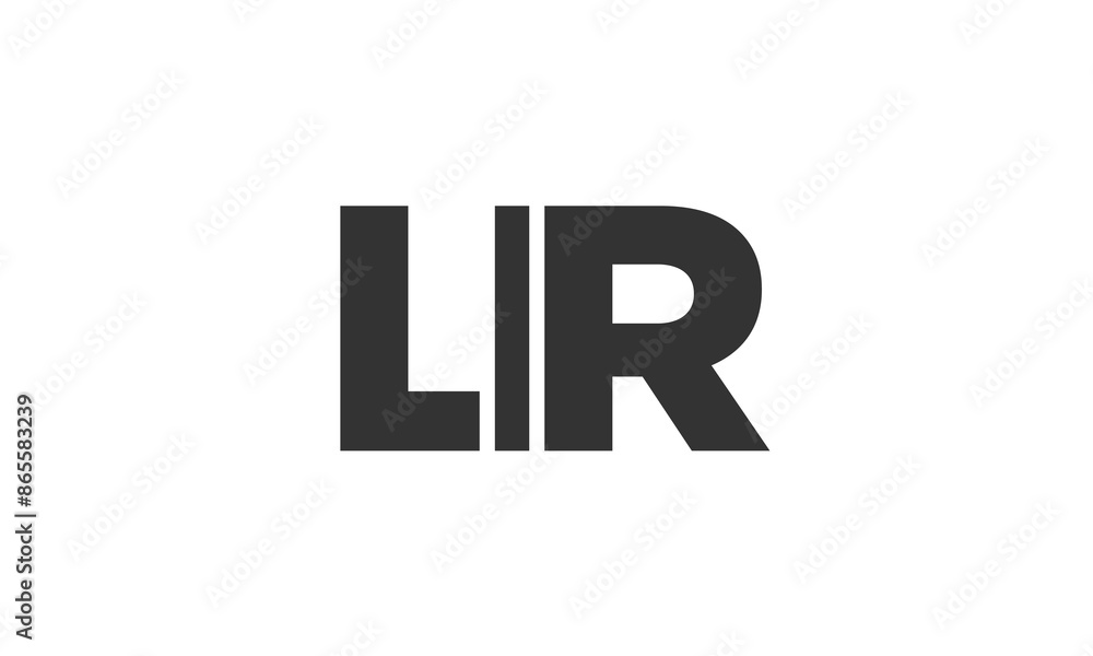 LIR logo design template with strong and modern bold text. Initial based vector logotype featuring simple and minimal typography. Trendy company identity. LIR logo design template with strong and modern bold text. Initial based vector logotype featuring simple and minimal typography. Trendy company identity.