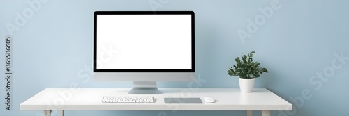 Sleek Minimalist Home Office Workspace