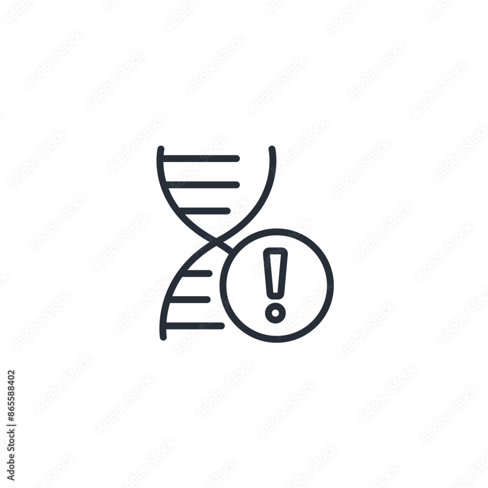 genetic disorders icon. vector.Editable stroke.linear style sign for use web design,logo.Symbol illustration. genetic disorders icon. vector.Editable stroke.linear style sign for use web design,logo.Symbol illustration.