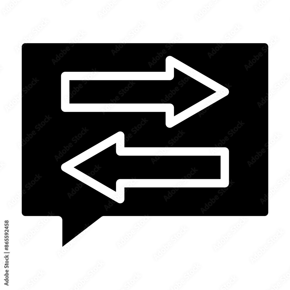 Directional Arrows Vector Glyph icon design Directional Arrows Vector Glyph icon design