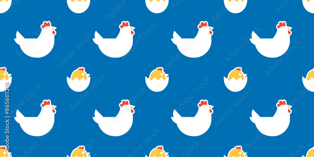 Chicken wallpaper Seamless chicken isolated on background Chicken wallpaper Seamless chicken isolated on background