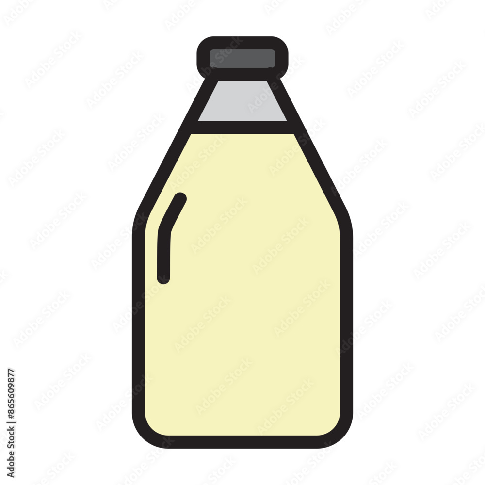 Milk Vector Filled Icon Design Milk Vector Filled Icon Design