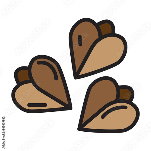 Buckwheat Vector Filled Icon Design