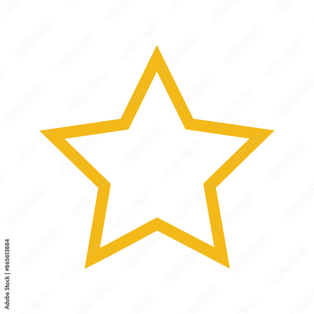 Star Symbol Vector | Rating & Decoration Icon Star Symbol Vector | Rating & Decoration Icon