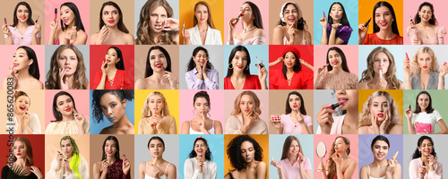 Big collection of attractiv...