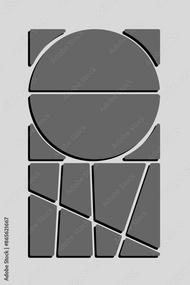 Template collage of ten frames, images, photos Template collage of ten frames, images, photos