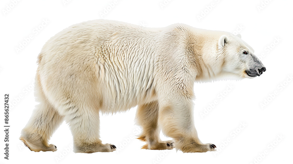 Fototapeta premium Polar Bear isolated on white background