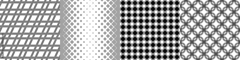 Black and white pattern collection Black and white pattern collection