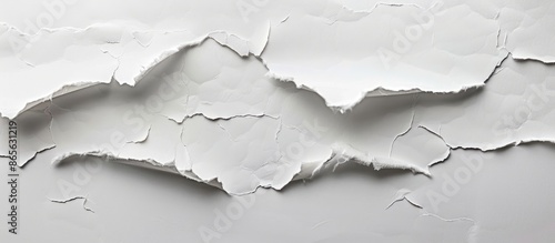Texture of white paper on a plain cardboard background © Lasvu