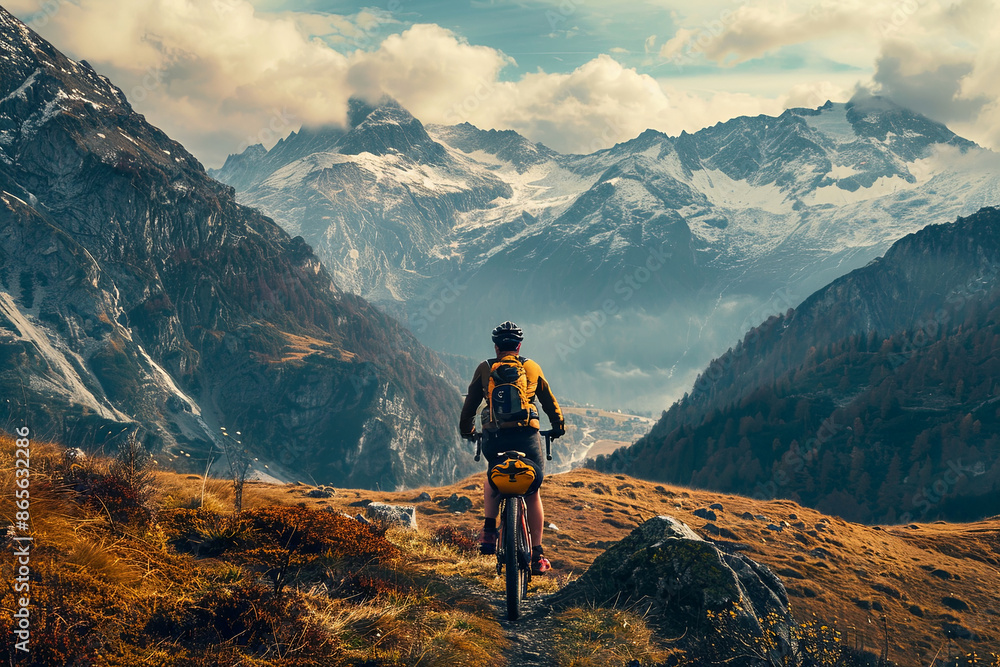 Mountain Biking Through Stunning Alpine Landscapes Mountain Biking Through Stunning Alpine Landscapes