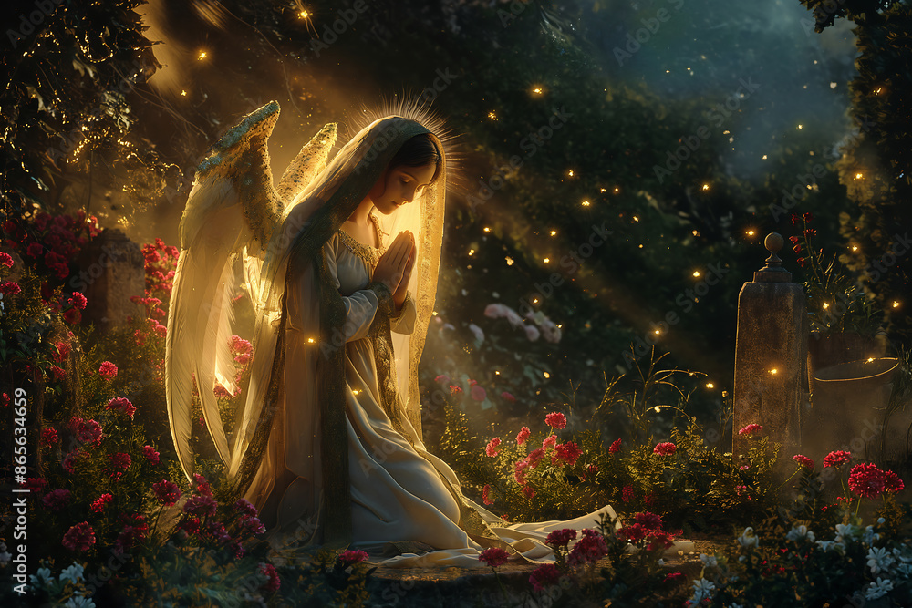 Archangel Gabriel comes for Annunciation Archangel Gabriel comes for Annunciation
