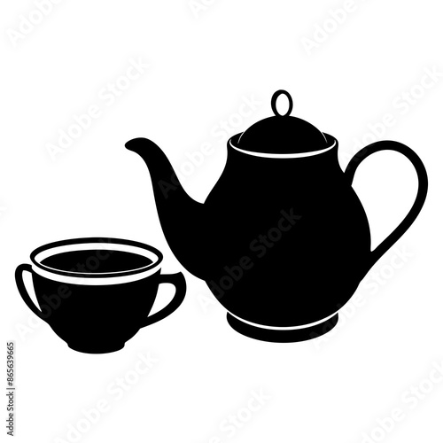 teapot and teacup