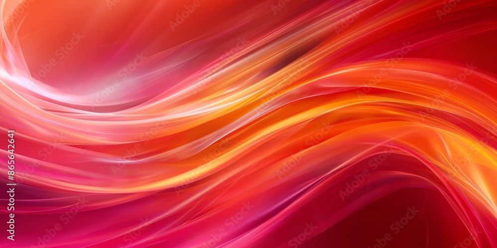 Colorful abstract wave background. Dynamic flowing curves in vibrant red, orange, and pink hues. Ideal for modern design projects, digital art, and vibrant backdrops in creative presentations Colorful abstract wave background. Dynamic flowing curves in vibrant red, orange, and pink hues. Ideal for modern design projects, digital art, and vibrant backdrops in creative presentations