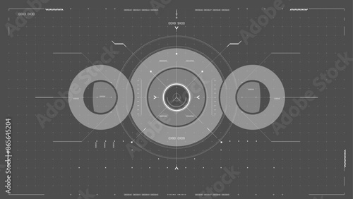 Sci-fi, FUI, UI, futuristic UI, GUI, HUD. Ready to animate.
