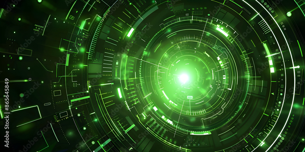 Fototapeta premium Virtual abstract background