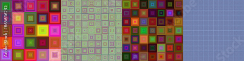 Abstract square background set