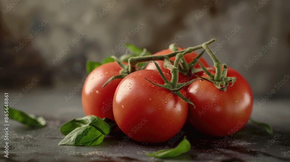 A photo of a group of tomatoes arranged on a table, possibly for display or sale A photo of a group of tomatoes arranged on a table, possibly for display or sale