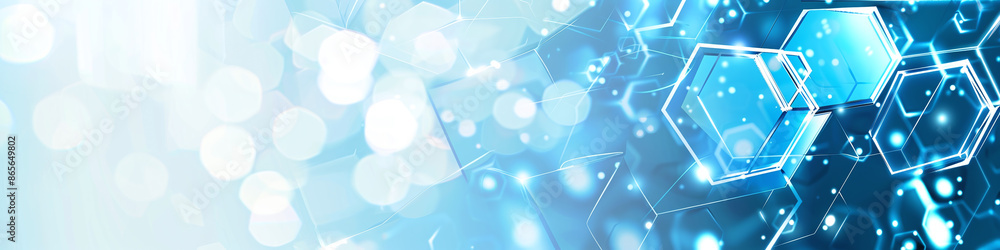 abstract banner background with hexagons abstract banner background with hexagons