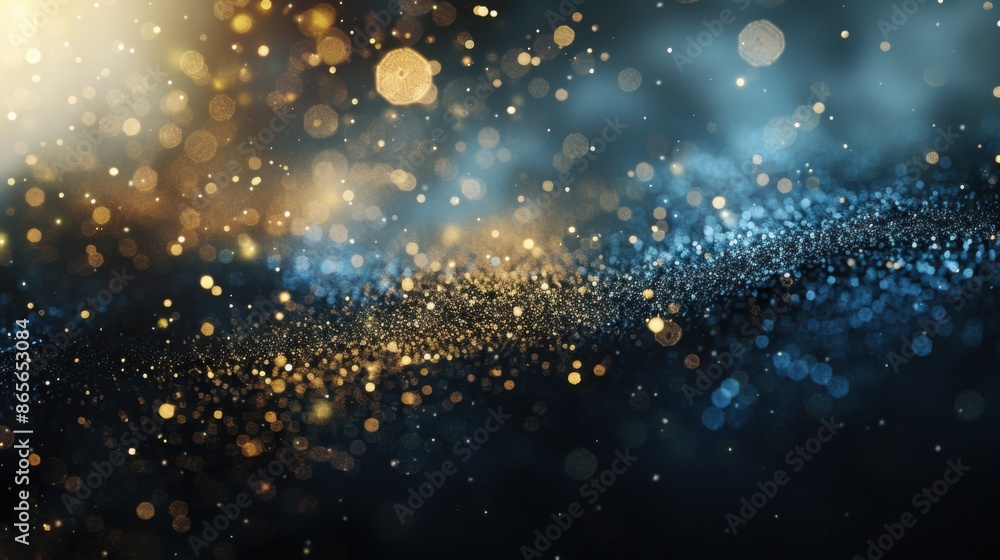 Vibrant Sparkling Abstract Light with Glowing Golden and Blue Bokeh Effects
Vibrant Sparkling Abstract Light with Glowing Golden and Blue Bokeh Effects