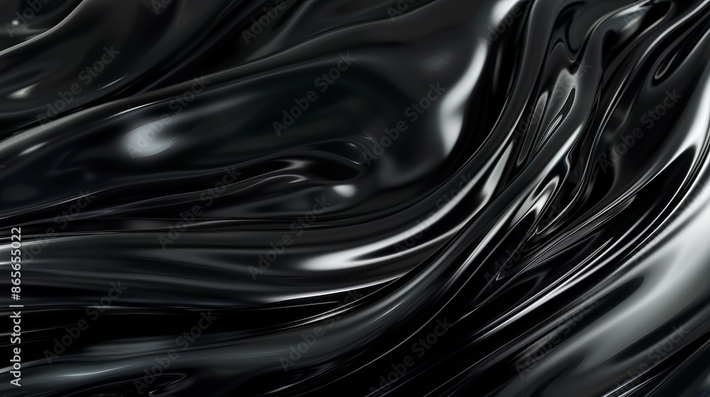 Black background with flowing, dynamic patterns creates a futuristic and mysterious atmosphere, leaving ample space for text or design elements. Black background with flowing, dynamic patterns creates a futuristic and mysterious atmosphere, leaving ample space for text or design elements.