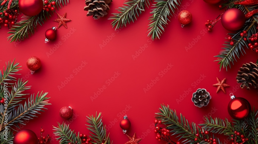 Festive Holiday Background with Blank Greeting Space Festive Holiday Background with Blank Greeting Space