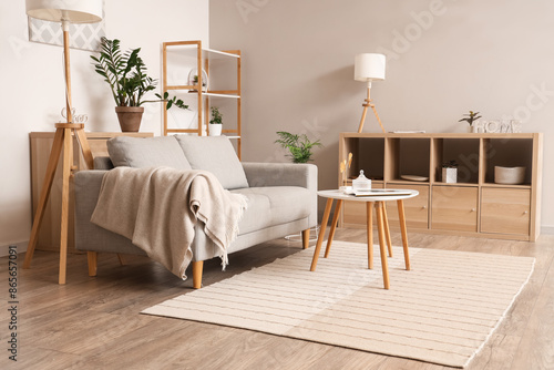Interior of living room wit...