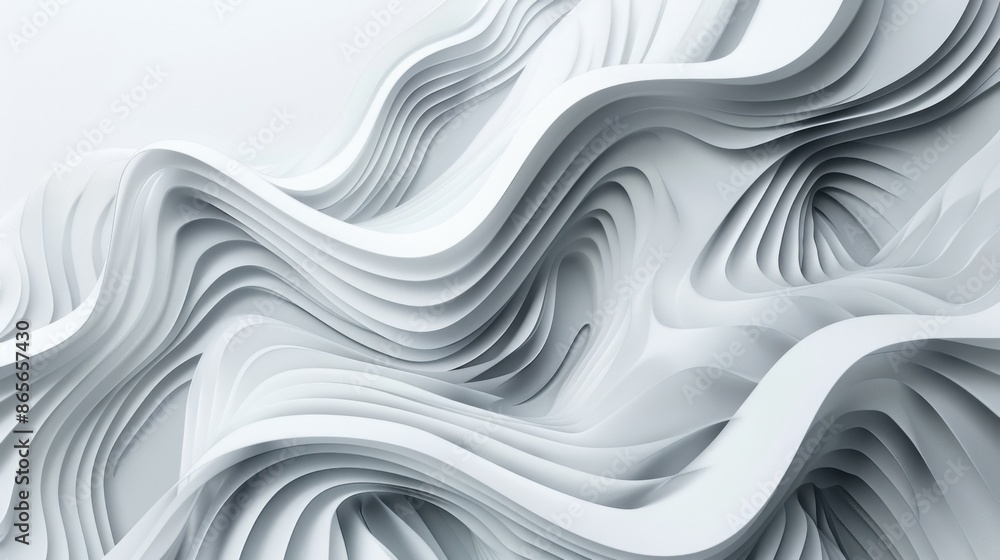 Elegant Abstract White Wavy Background with Smooth Curves and Modern Minimalist Design
Elegant Abstract White Wavy Background with Smooth Curves and Modern Minimalist Design