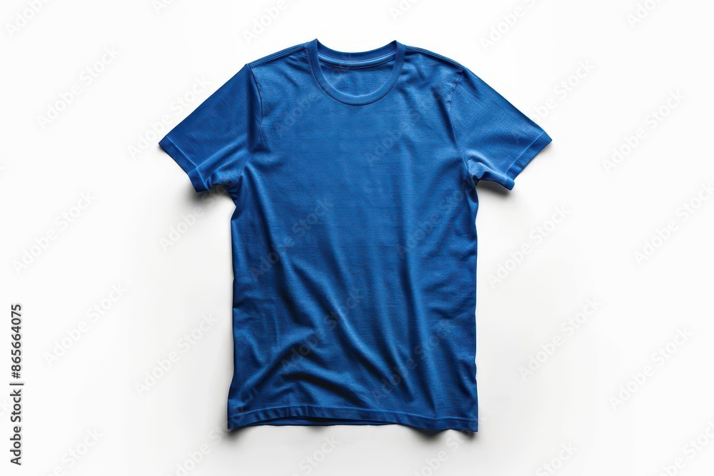 blank canvas fashion crisp royal blue tshirt floating against pure white backdrop perfect fit and fabric texture highlighted represents endless customization possibilities in apparel design blank canvas fashion crisp royal blue tshirt floating against pure white backdrop perfect fit and fabric texture highlighted represents endless customization possibilities in apparel design