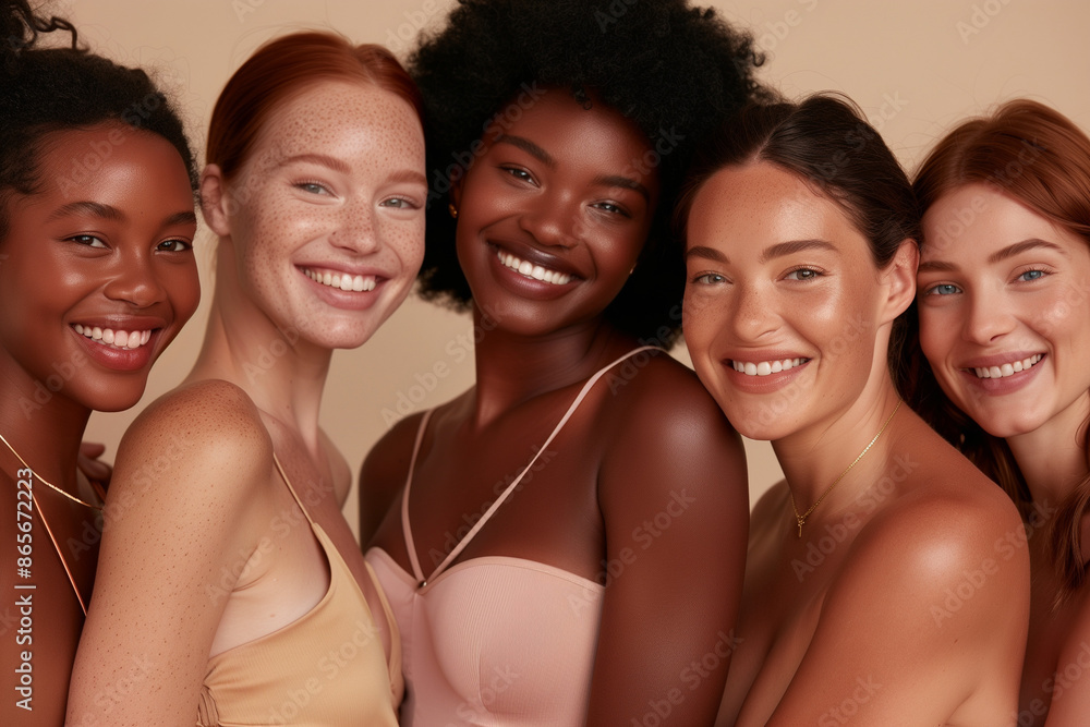 Diverse Group of Smiling Women Diverse Group of Smiling Women
