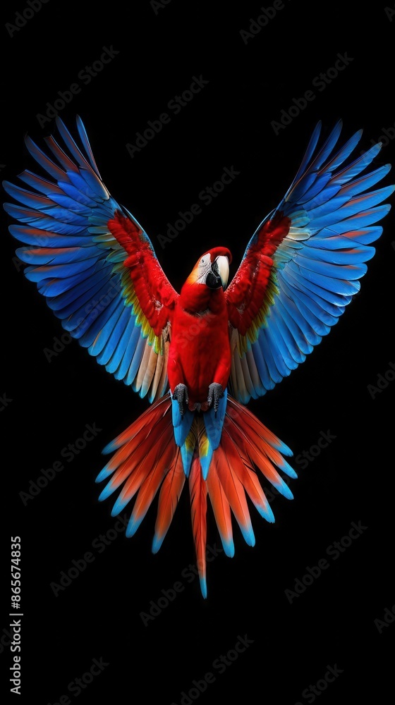 colorful bird flying in the air colorful bird flying in the air