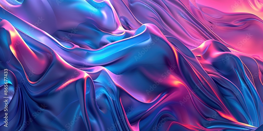 Abstract background of pink and purple waves Abstract background of pink and purple waves