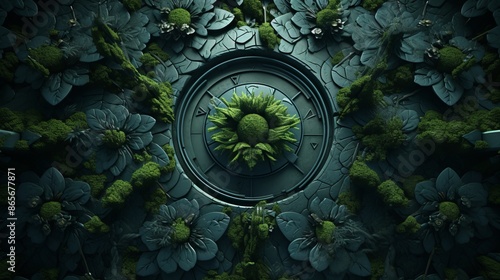 A mesmerizing top-view imag...