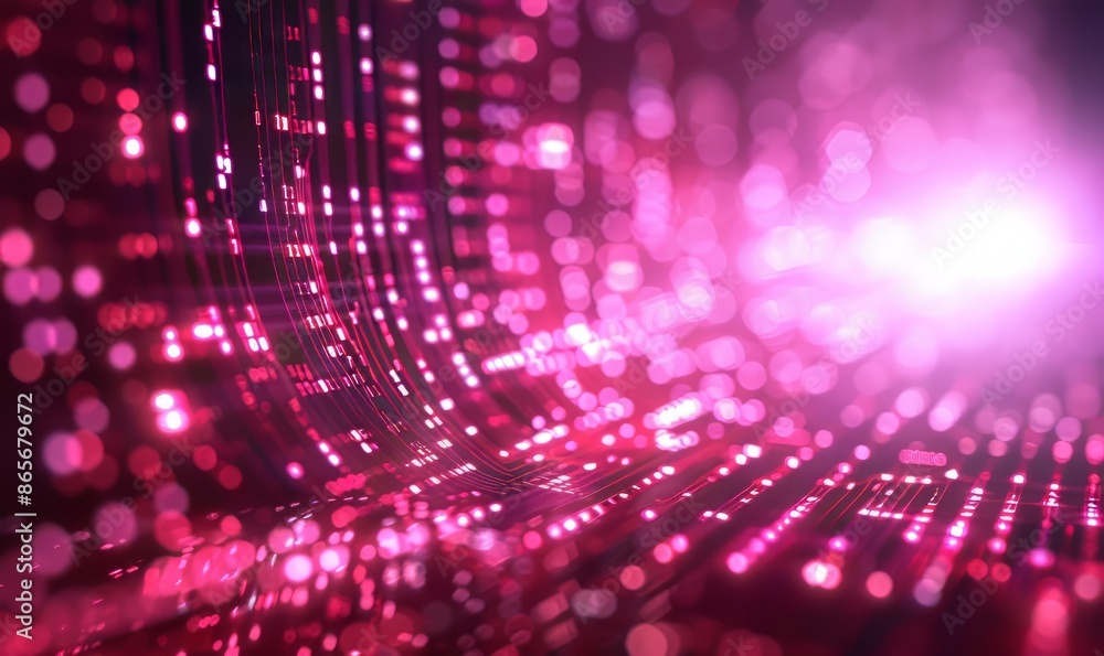 Pink futuristic technology background with organic motion Pink futuristic technology background with organic motion