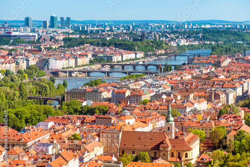 Canvas Print View of Prague. Czech Republic