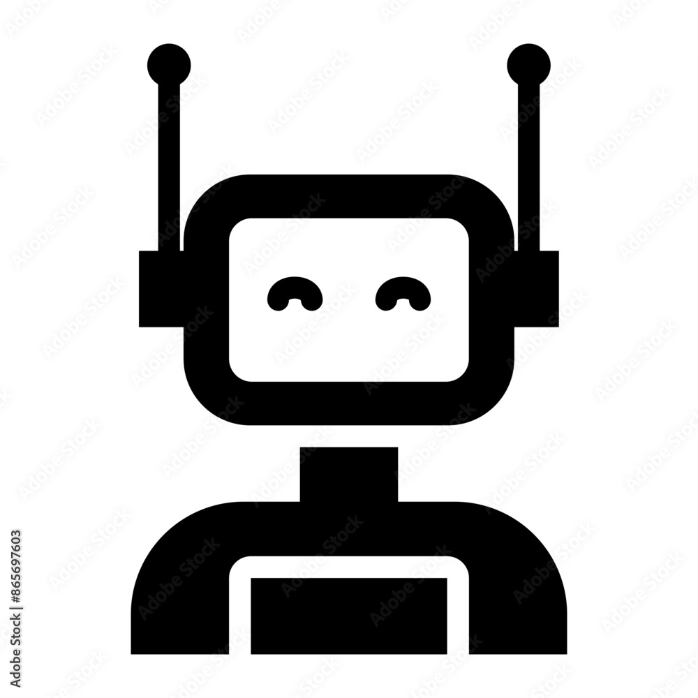 Obraz premium Robot Avatar Icons