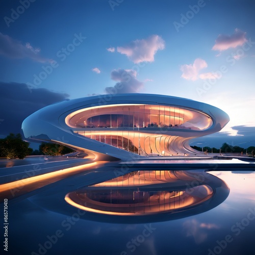 futuristic architecture