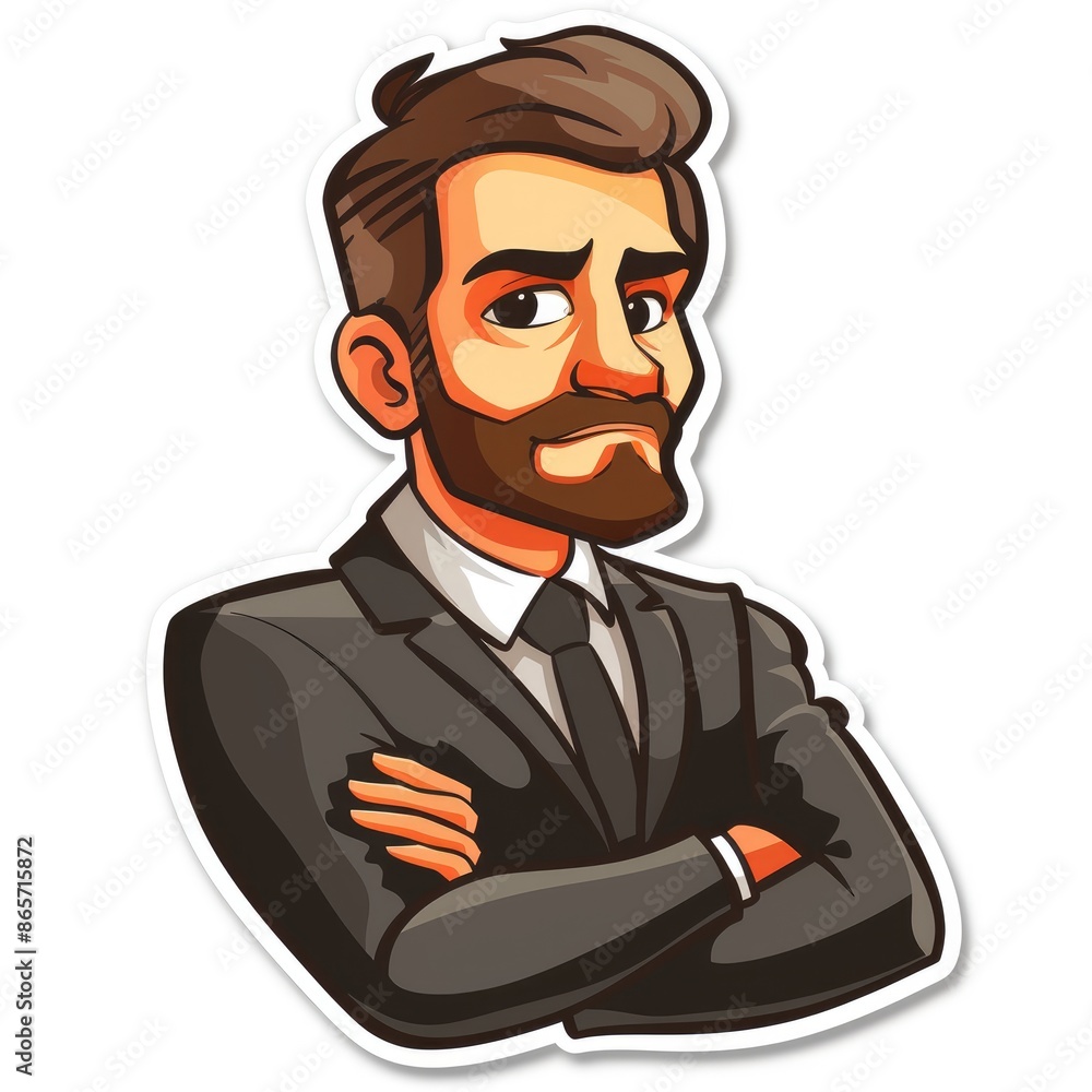 Business finance marketing cartoon sticker, playful illustrations on white background, isolated and cut out, offering whimsical depictions of financial concepts for engaging marketing materials. Business finance marketing cartoon sticker, playful illustrations on white background, isolated and cut out, offering whimsical depictions of financial concepts for engaging marketing materials.