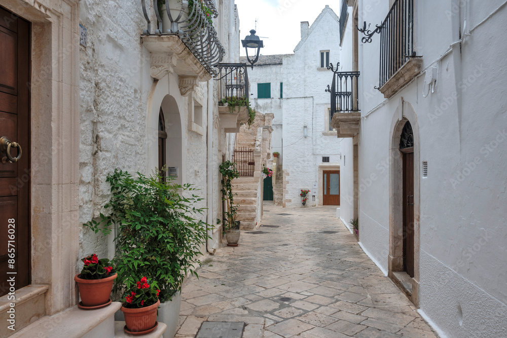Obraz premium The Old town of Locorotondo, Apulia Region, Italy