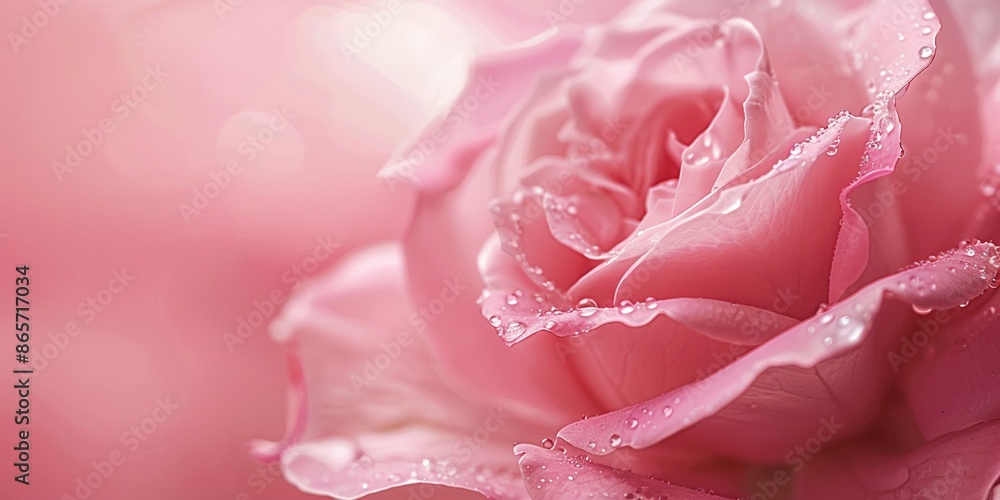 Close up of tender pink rose isolated on blurred pink background, romantic soft pink backgrounds, concept of love, romance wallpaper, for Valentine's Day, anniversary, gift, Christmas. Close up of tender pink rose isolated on blurred pink background, romantic soft pink backgrounds, concept of love, romance wallpaper, for Valentine's Day, anniversary, gift, Christmas.