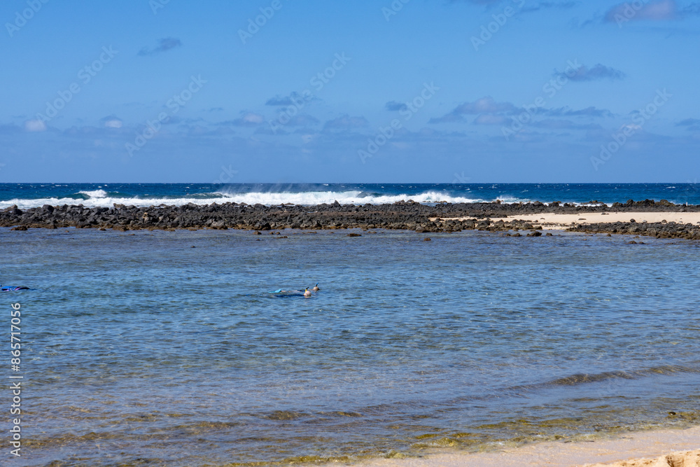 Poipu Beach Park, Koloa, Kauai South Shore,Hawaii.
Poipu Beach Park, Koloa, Kauai South Shore,Hawaii.